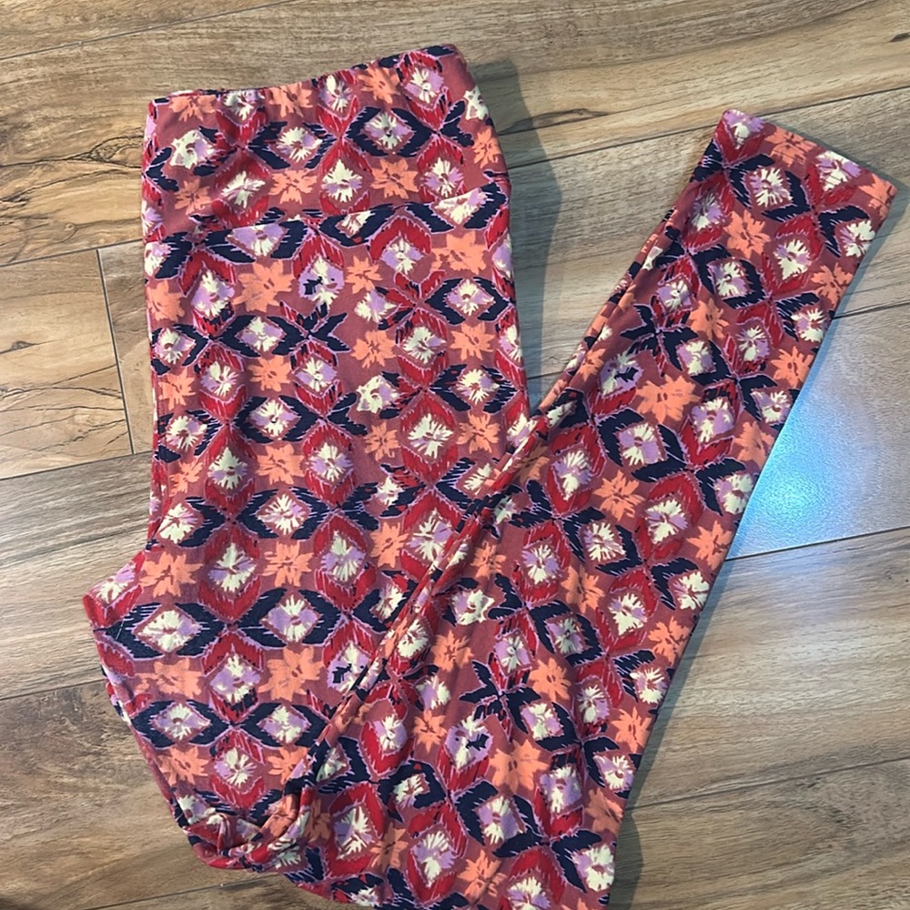 LulaRoe, Tall and Curvy, Multi-Color, Leggings